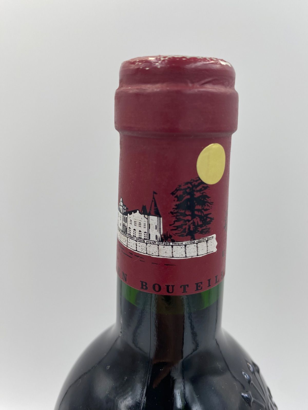 空瓶　chateau lafite rothschildロスチャイルド　ワイン シャトー ラフィット ロートシルト 1982 ラベル不良 ロス