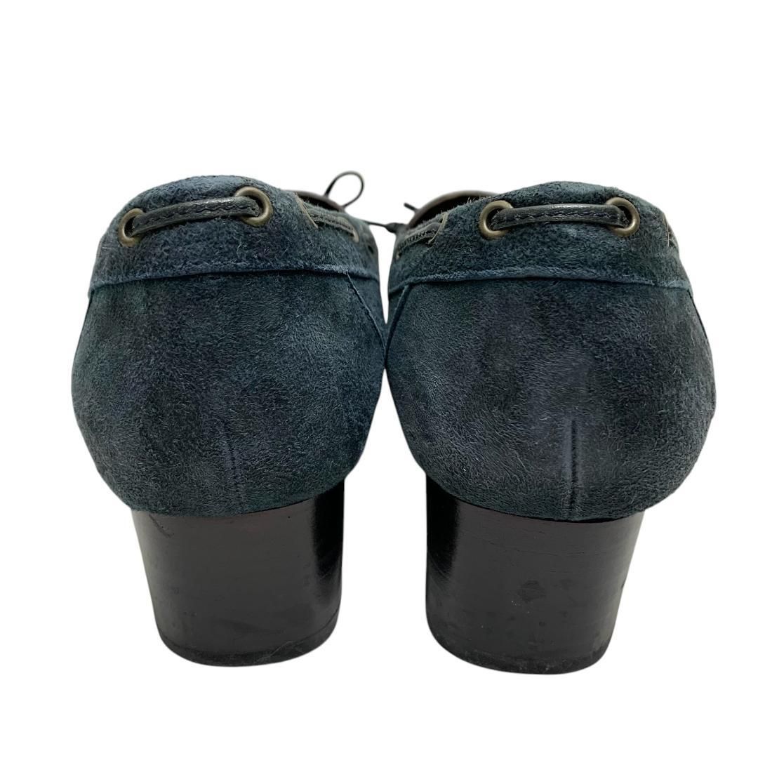美品】ラボキゴシワークス (23) ローファー チャンキーヒール パンプス