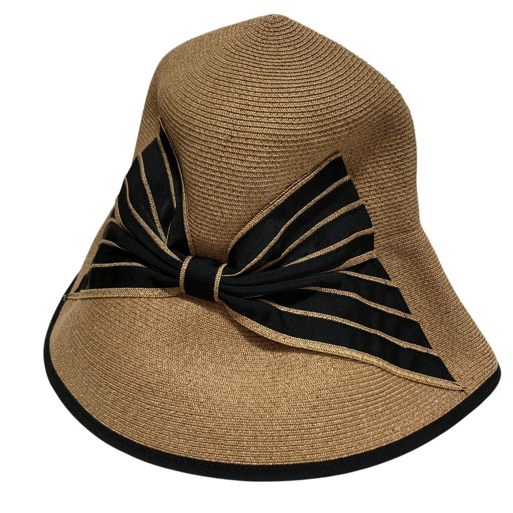 ☆未使用☆Athena NewYork☆アシーナニューヨーク☆ペーパーハット 美品 Athena New York アシーナニューヨーク リボン ペーパー