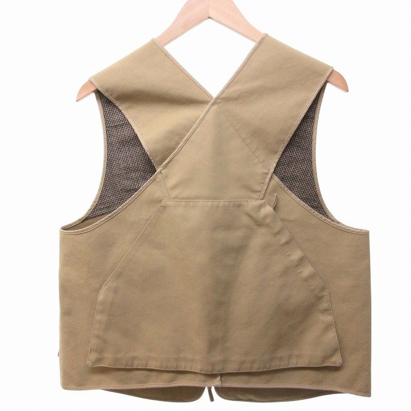 トップス OLD JOE - BONDING DUCK FILED VEST - DUNE OLD JOE - BONDING DUCK FILED VEST - DUNE