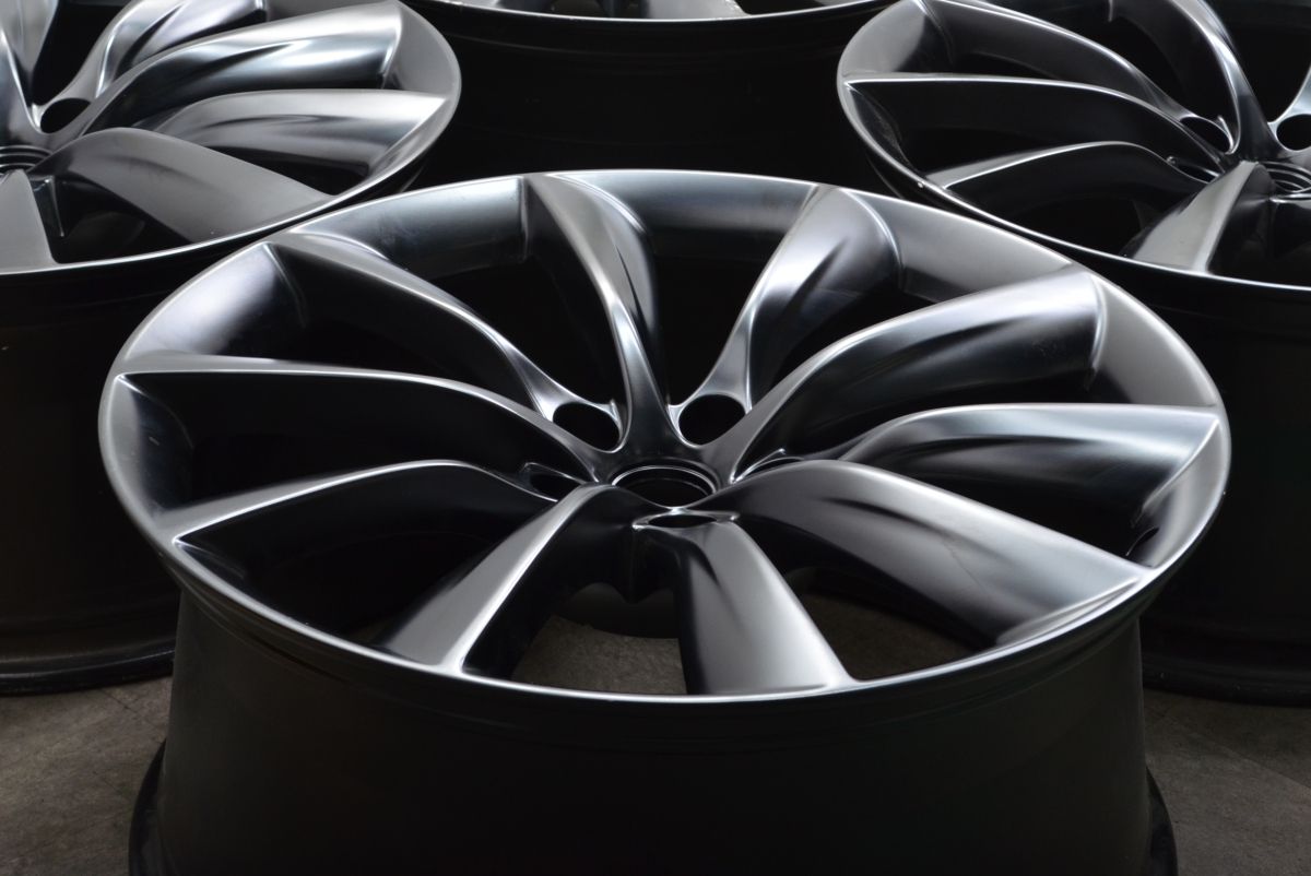 テスラ モデルX 純正 22in 10J 35 PCD120 品番 1027247-00-F 4本セット 交換用に Tesla Model X 可 スタッドレス用に