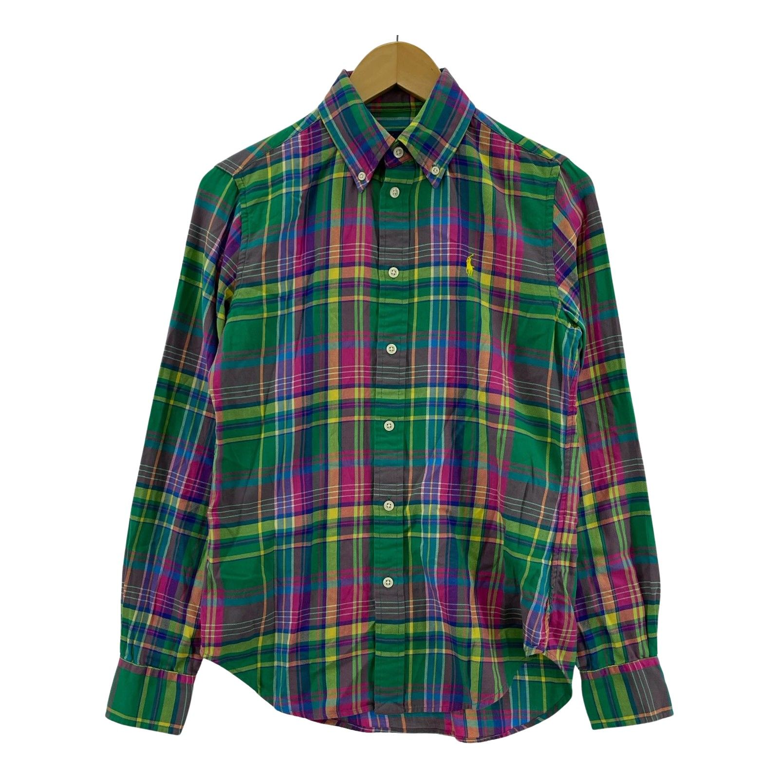RALPH LAUREN ラルフローレン チェック柄長袖シャツ size4