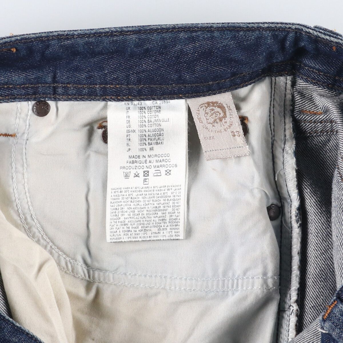 古着 ディーゼル DIESEL LARKEE ストレートデニムパンツ メンズw36相当 eaa583384 KIN-KAAI_COM