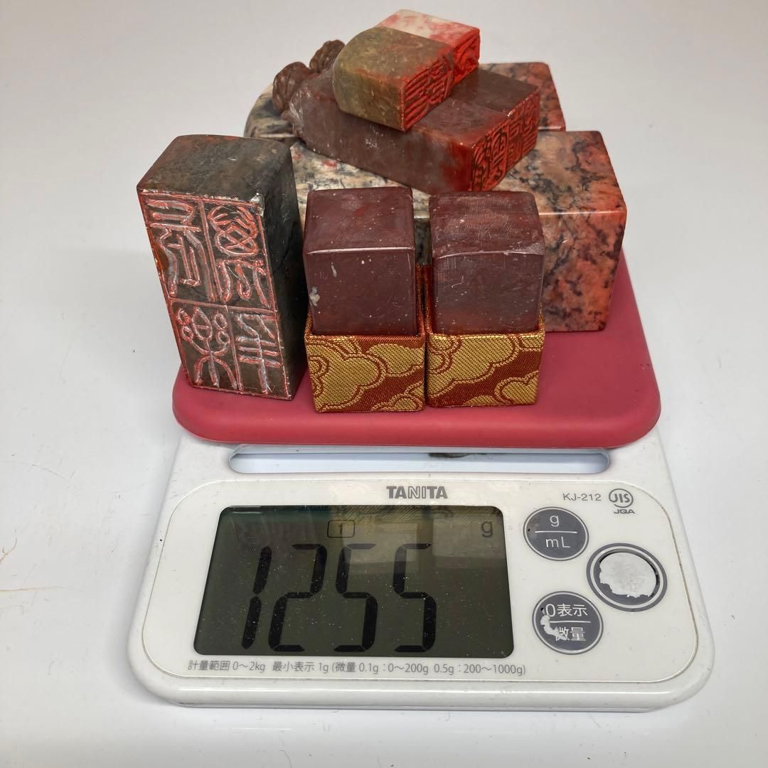 中国古玩 寿山石印材 重さ1255g 東H5-0717 WWW_IBETON_RU