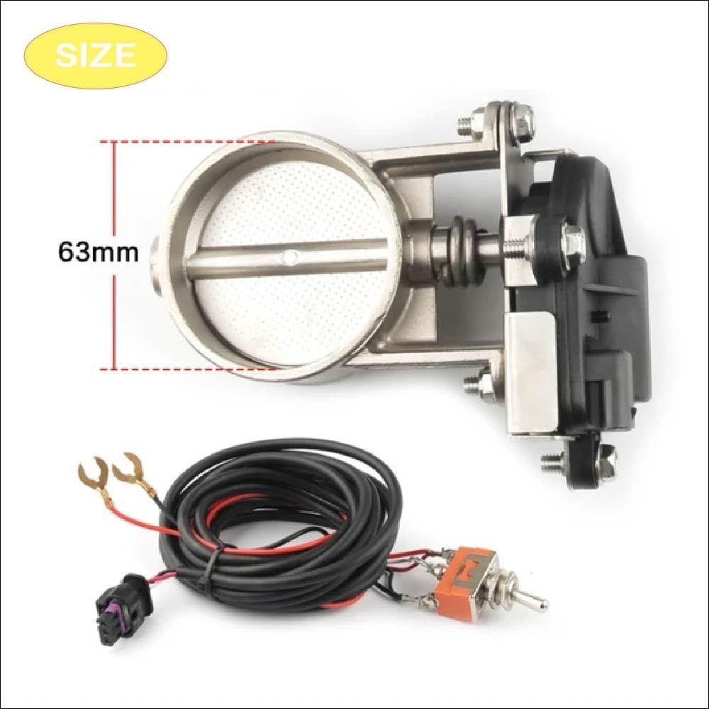 マフラー 可変 バルブ トグルスイッチ 開閉 ストレート サイレンサー 切り替え 51mm 63mm 76mm スカイライン AE86 ハイエース インプレッサ アルトワークス ジムニー ラングラー 86 GR BRZ シビック 2.5インチ 63mm径 FFCRYSTALESIA_COM