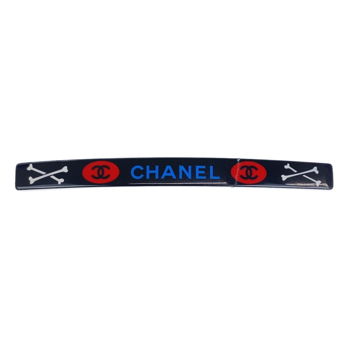 美品 CHANEL シャネル マルチカラー シルバーメッキ プラスチック