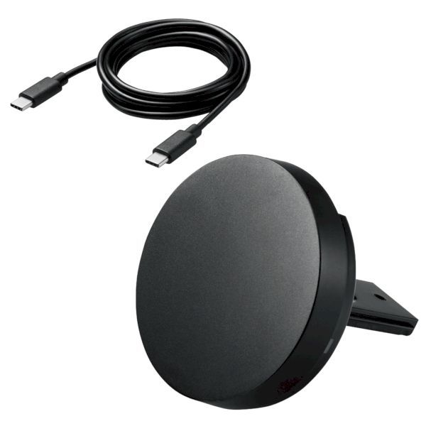 【新品・7営業日以内発送】エレコム ELECOM W-MA03BK ワイヤレス充電器 7．5W マグネット式 卓上 スタンド 壁掛け タイプC 入力 置くだけ充電 ブラック WMA03BK【沖縄離島販売不可】