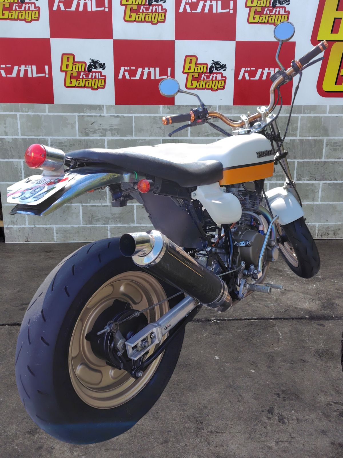 ホンダ HONDA エイプ 100 APE 100 125CC レーサーベース カスタム車両 16858km実走行不明 HC07 一部無料配送有 原付 バイク バンガレージ京都