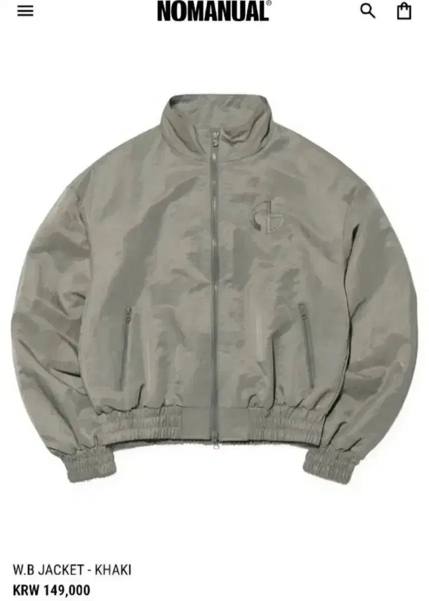NOMANUAL ノーマニュアル W B JACKET ー KHAKI