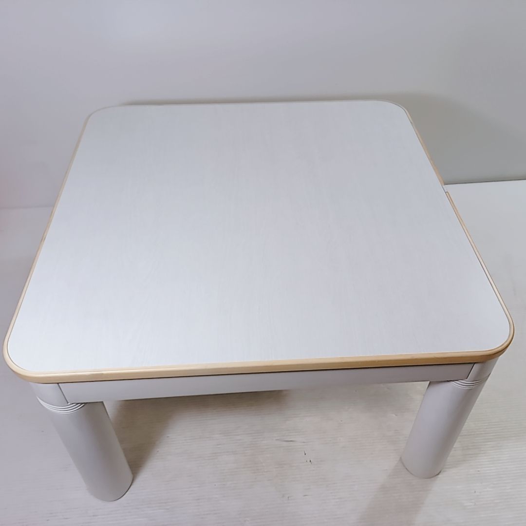 SANYO インテリアコタツ KG-FL608(W) 温風赤外線 こたつ ローテーブル