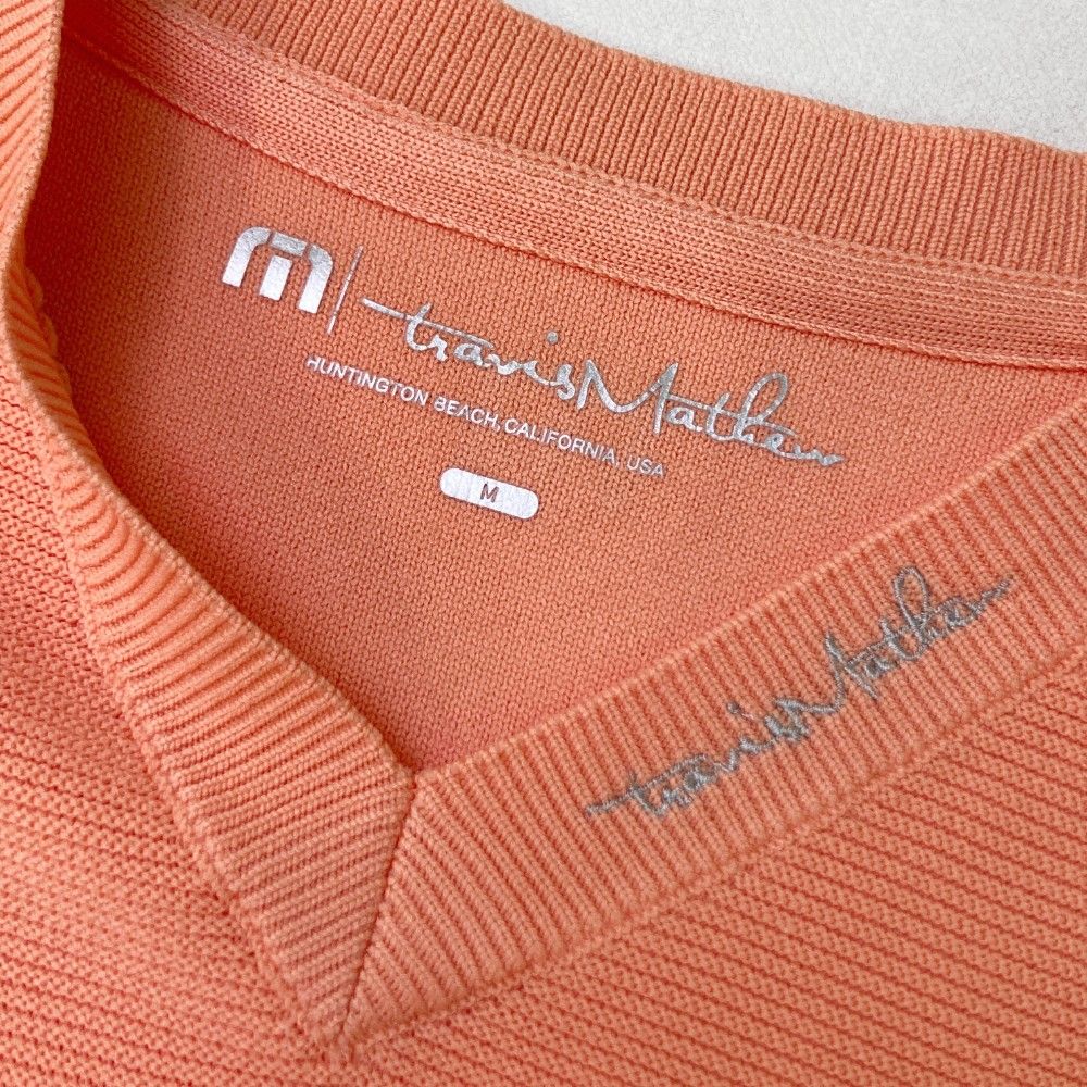 サイズ：M TRAVIS MATHEW トラビスマシュー Vネックニット