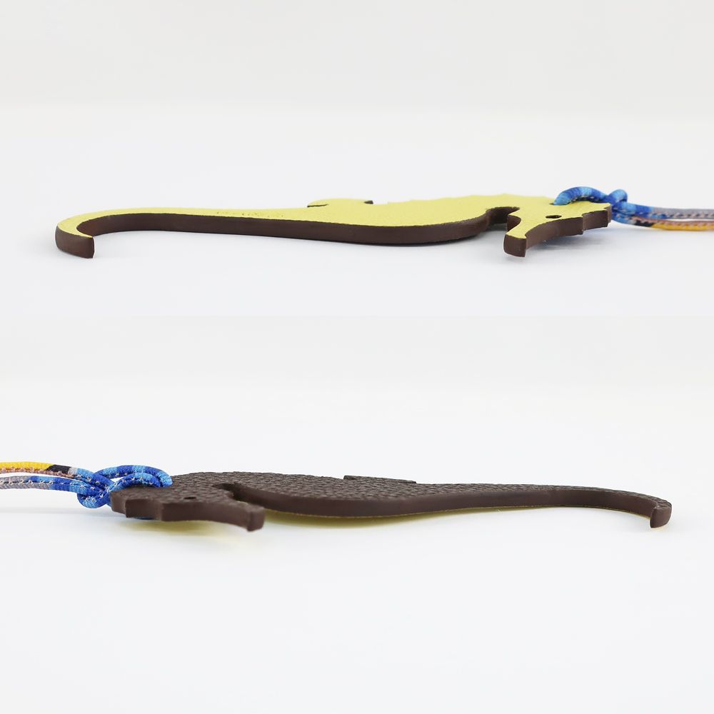 ❤未使用品❤タツノオトシゴチャーム ターコイズ エルメス B刻印 箱付き エルメス プティアッシュ バッグチャーム タツノオトシゴ レザー