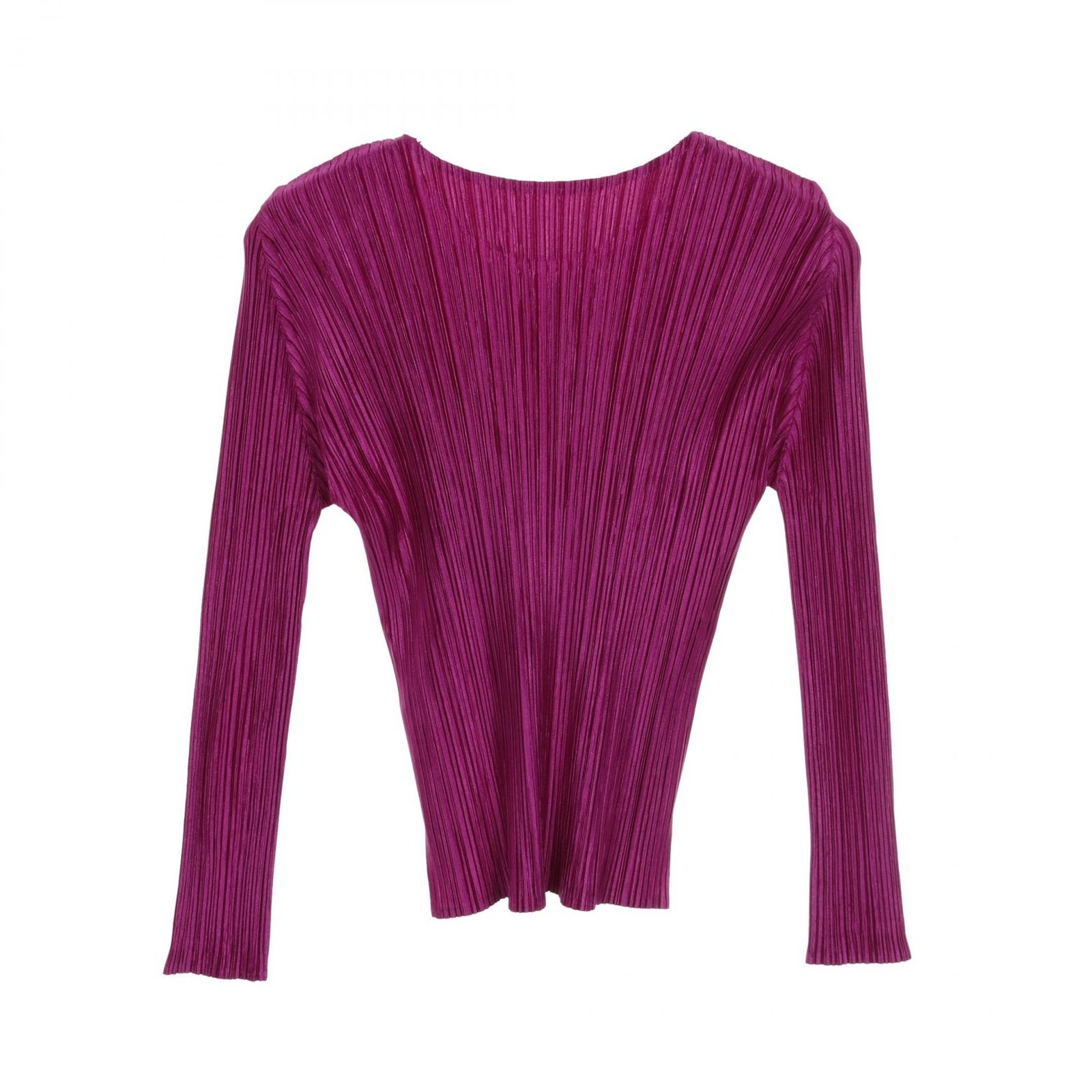 プリーツプリーズ PLEATS PLEASE カットソー プリーツ PP53-JK202 パープル その他 カットソー レディース Used A