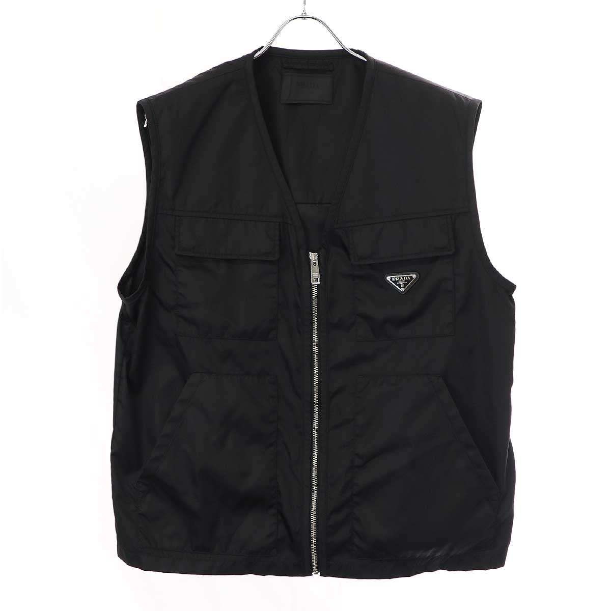 00s PRADA nylon vest プラダ ナイロン ベスト 00s PRADA nylon vest プラダ ナイロン ベスト Black Re-Nylon