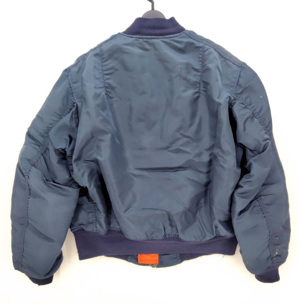 05w15885 アルファ インダストリーズ ALPHA INDUSTRIES MA-1 フライトジャケット リバーシブル ブルーグリーン M メンズ ミリタリージャケット ナイロン 品