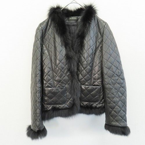 インゲボルグ INGEBORG アウター ジャケット キルティング ファー 羊革