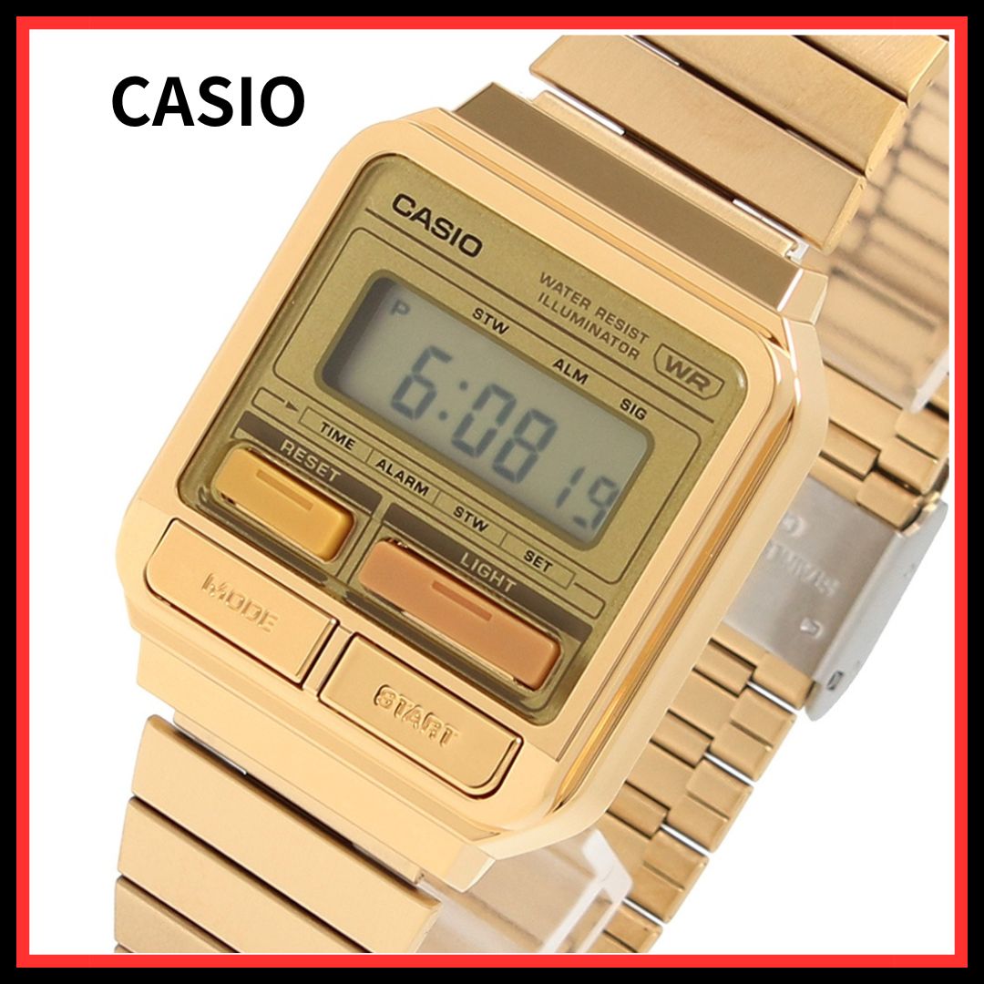 限定入荷】カシオ CASIO A120WEG-9A 腕時計 メンズ ゴールド クオーツ