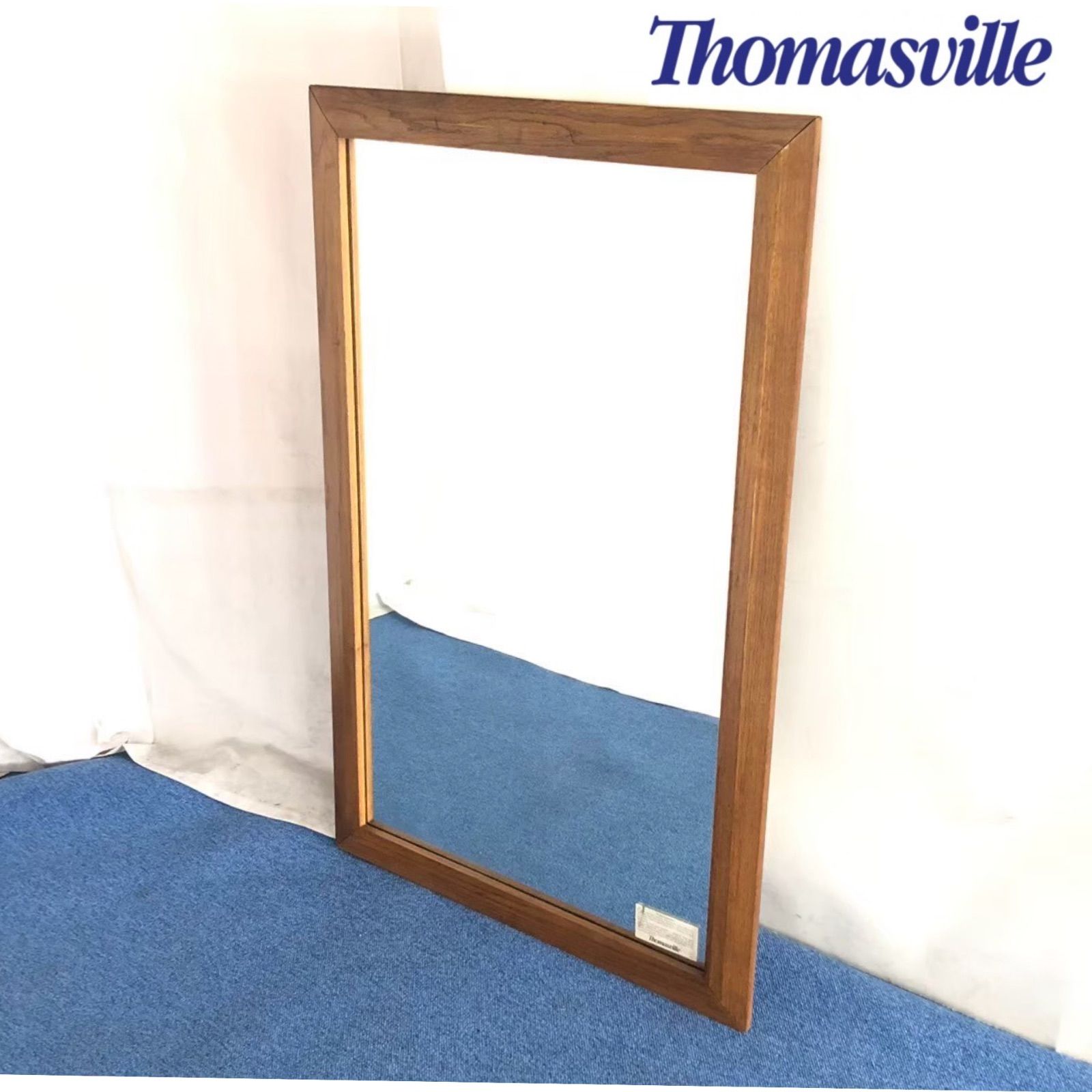 アメリカ家具 Thomasville | トーマスビル ウォールミラー 壁掛けミラー 鏡 ウッドフレーム アンティーク 220 BD21KM