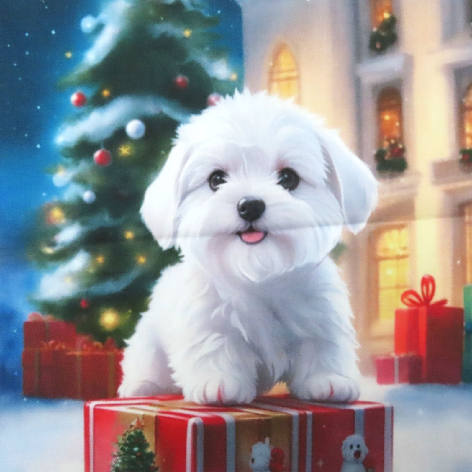ゆきちゃん限定】X1174 マルチーズ クリスマス パネル No179 - メルカリ 