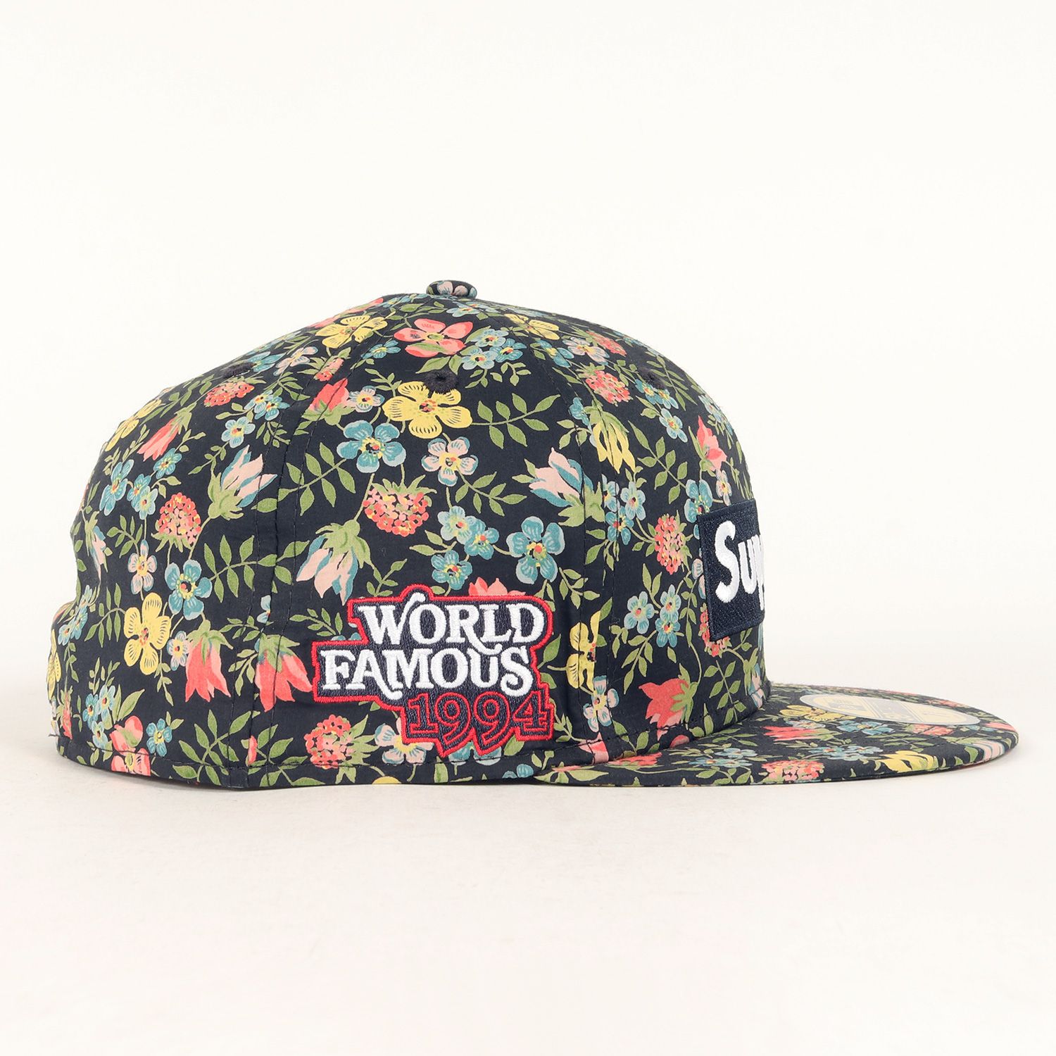 NEW ERA×supreme フローラル柄ベースボールキャップ