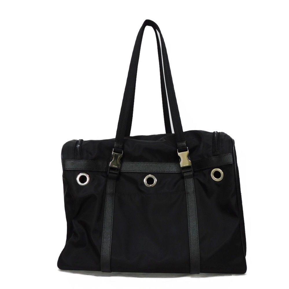 PRADA プラダ Re-Nylon サフィアーノ ペットバッグ ナイロン ブラック