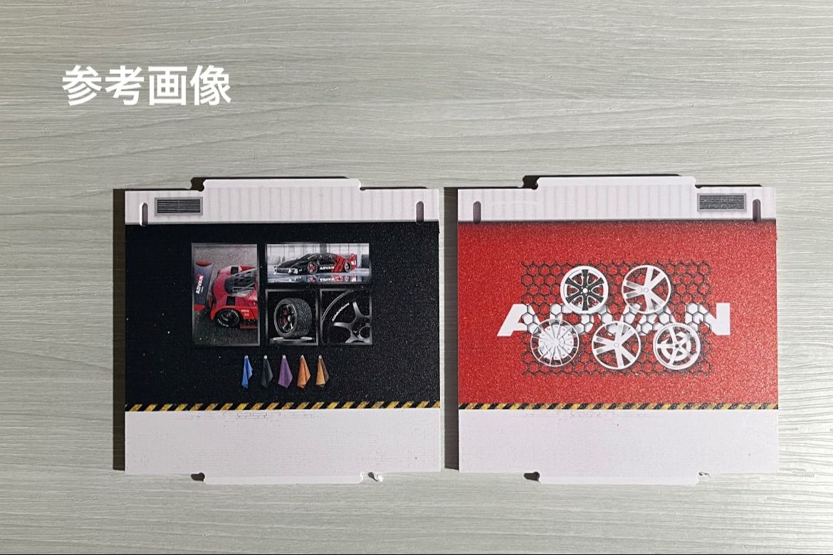 1/64 ガレージ　アドバン仕様　moreart 模型　ジオラマ　ホットウィール Amazon.co.jp: MoreArt 1 64 ADVAN アドバン仕様 ジオラマ 駐