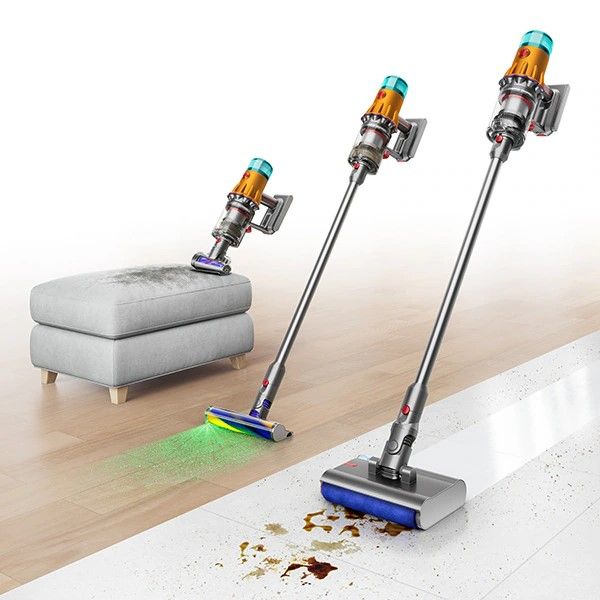 Dysonサイクロン式スティッククリーナー充電式パワーブラシタイプ イエロー アイアン ニッケル 掃除機 Dyson V12s Detect Slim Submarine ダイソン SV46SU