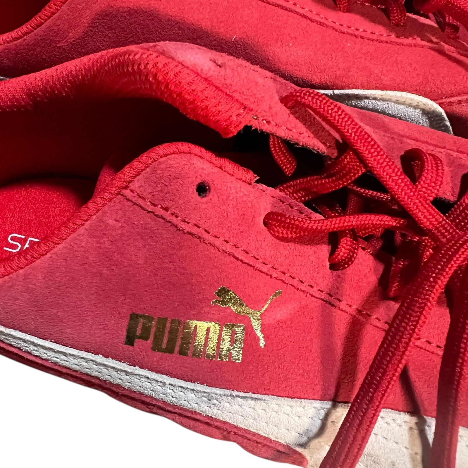 AT302 PUMA Speedcat OG スエード スニーカー シューズ レッド メンズ