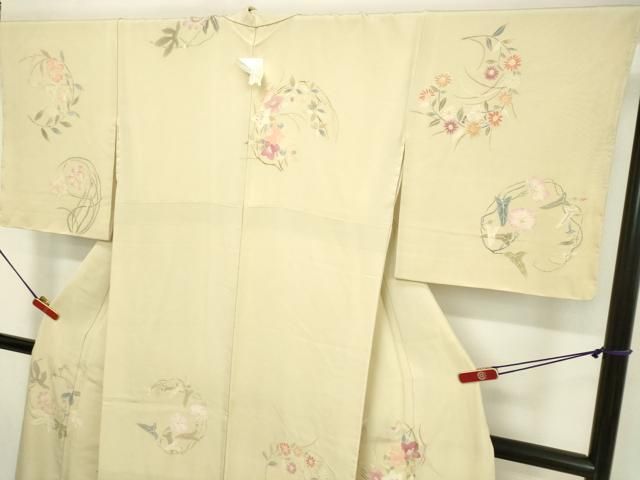 平和屋着物●訪問着　草花丸文　正絹　逸品　未使用　DAAV1063tw 平和屋着物○訪問着 草花丸文 正絹 逸品 未使用 DAAV1063tw - メルカリ
