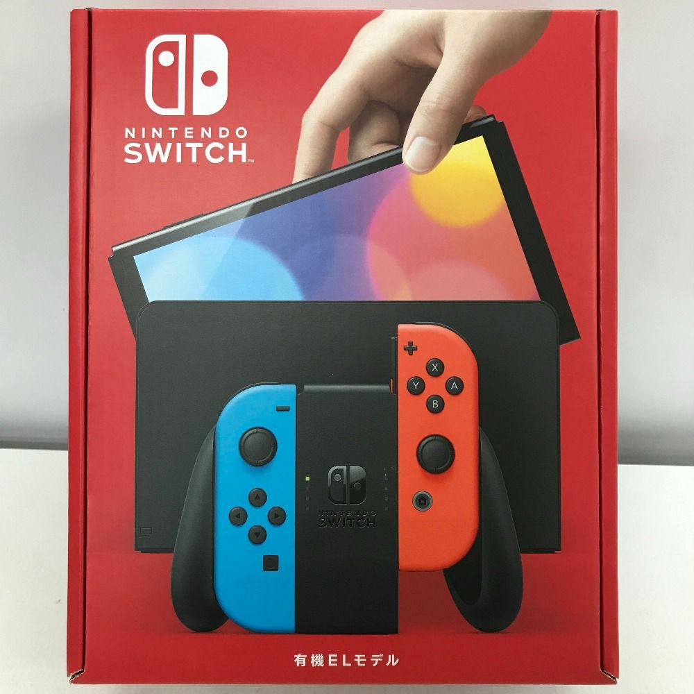 05w06151 未使用品 NintendoSwitch ニンテンドースイッチ 有機ELモデル Joy-Con(L) ネオンブルー/(R) ネオンレッド  本体 HEG-001 任天堂 ゲームハード Nintendo Switch - メルカリ