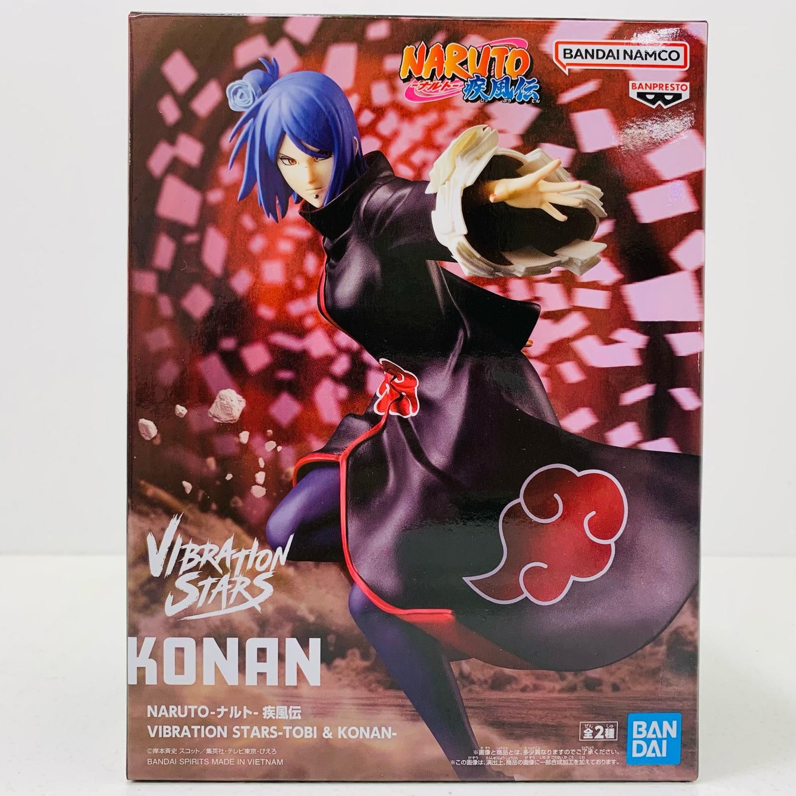 中古 フィギュア 小南-VIBRATIONSTARS-TOBI＆KONAN-「NARUTO-ナルト