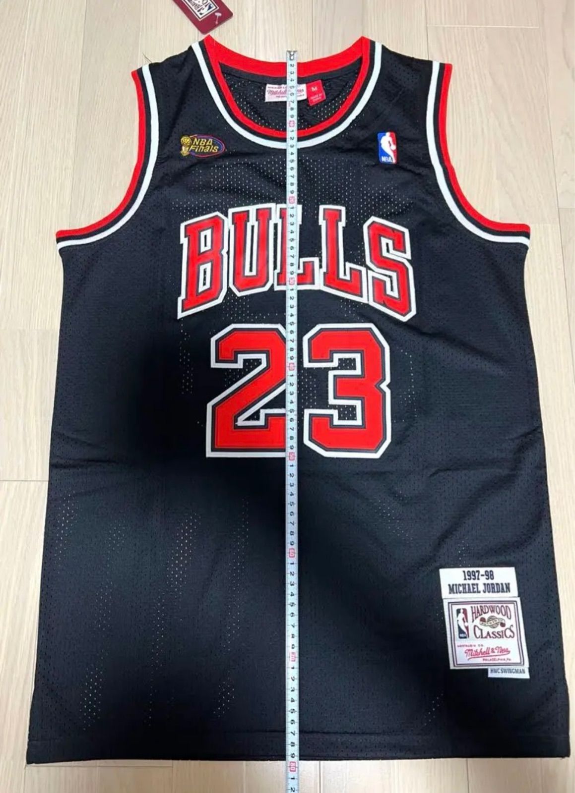 美品NBAバスケットボール BULLSマイケルジョーダン ゲームシャツ