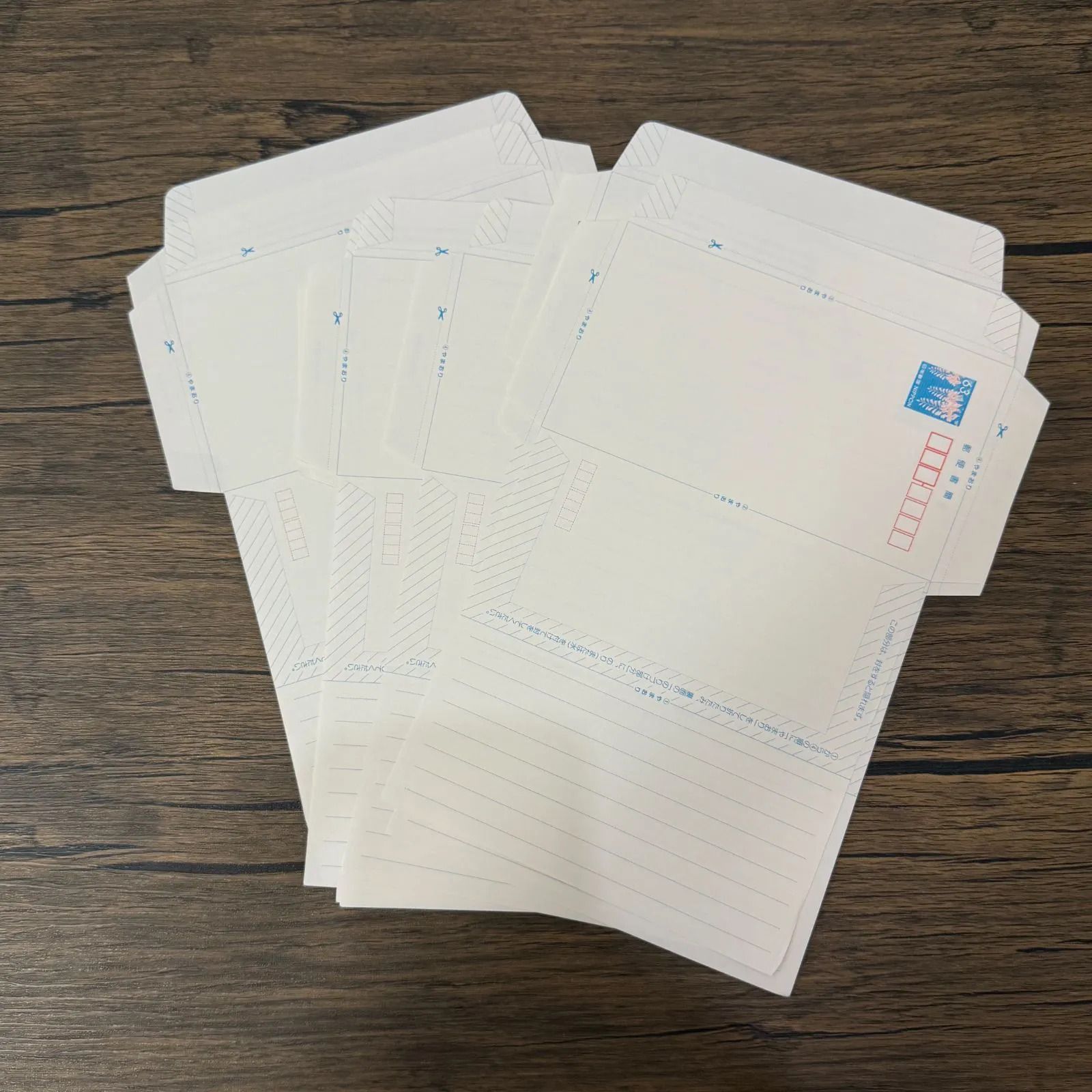 日本郵便 ミニレター 郵便書簡 63円 未使用品 桜デザイン 100枚