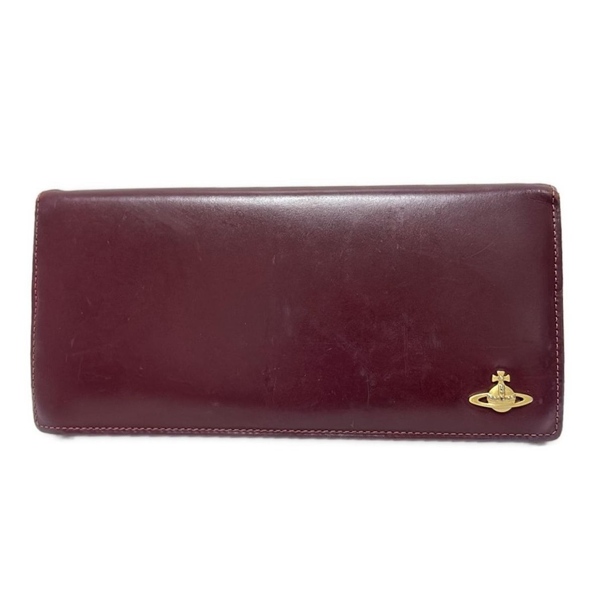Vivienne Westwood 長財布 ボルドー 美品 VivienneWestwood(ヴィヴィアンウエストウッド) 長財布