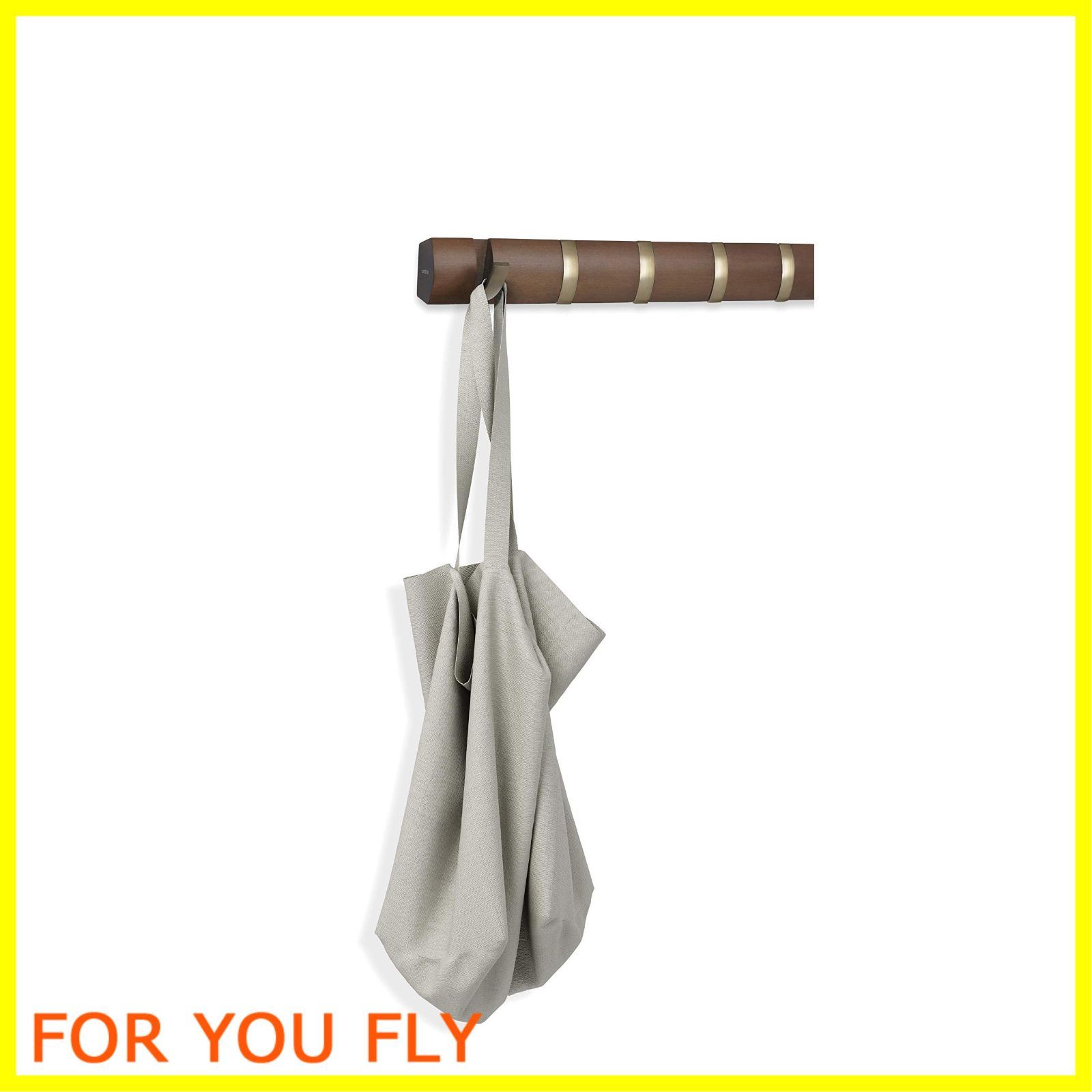 umbra FLIP HOOK 壁掛けフック 5連 グレー/ビューター 木製 フック 壁掛け umbra フック 壁掛け 5連 FLIP HOOK 23188501045 グレー&frasl;ビューター