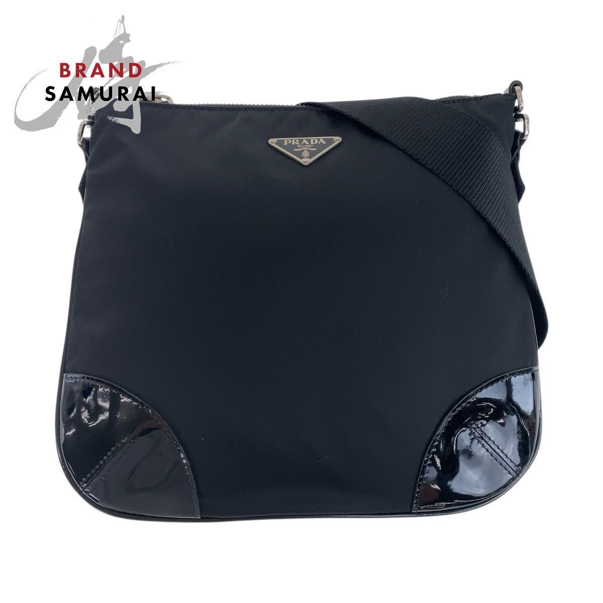 PRADA - 良品 PRADA プラダ 三角ロゴ ロゴ金具 ナイロン