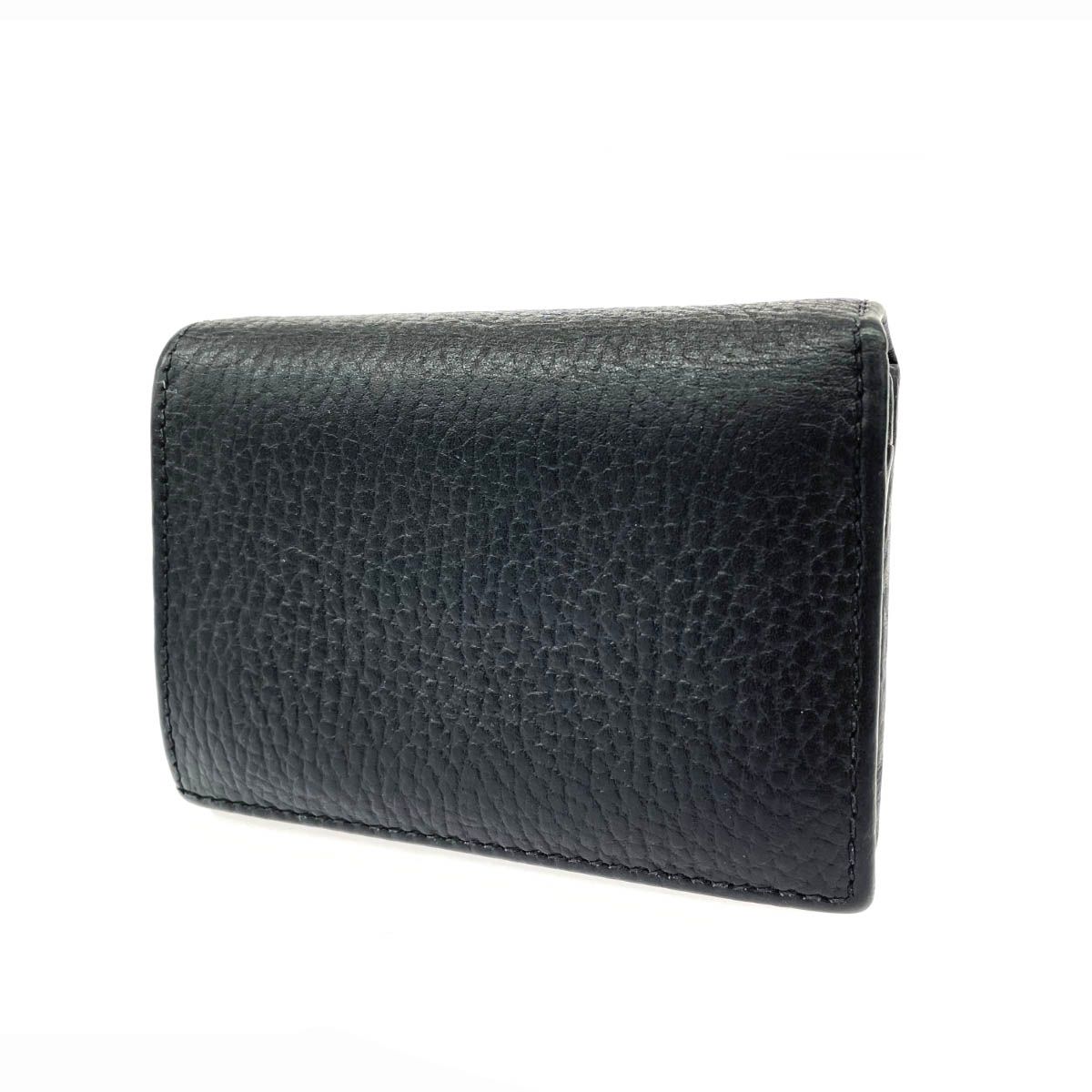 GUCCI グッチ プチマーモント 二つ折り 財布 456126 0416 ブラック
