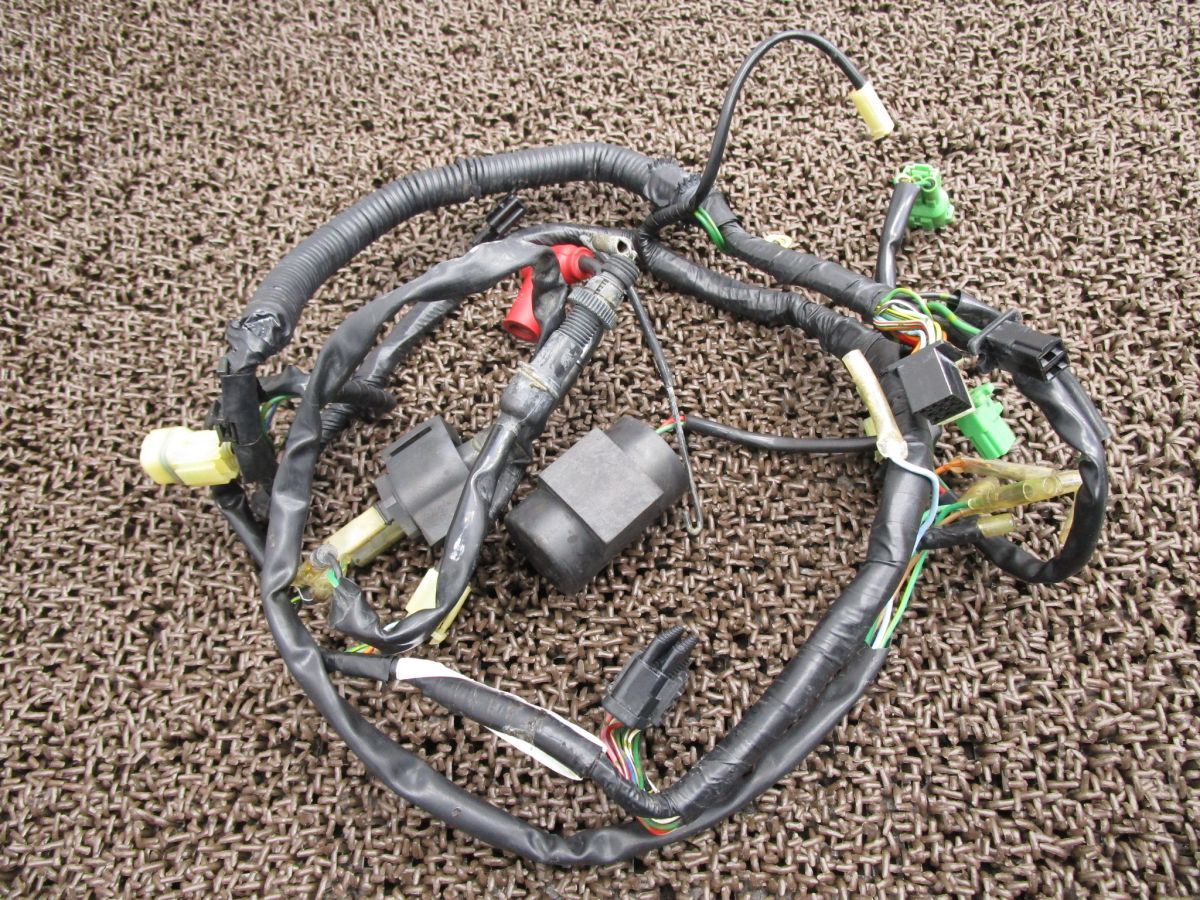 CRM250R メインハーネス イグニッションコイル △A4584 MD24 ホンダ プラグキャップ MD24E キャブ車 動画有
