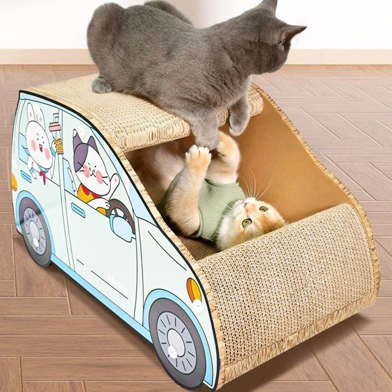 mintページ ムートンブーツ 22.5cm ベージュ 猫ハウス 猫小屋 SUV車形段ボール こペット用品 猫おもちゃ キャット