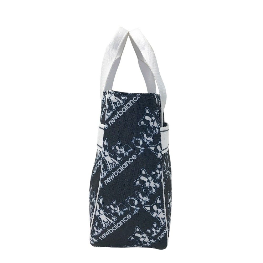 【美品】new balance golf トートバック ボストンテリア柄 New Balance Golf ニューバランス ゴルフ SPORT レディース カウ