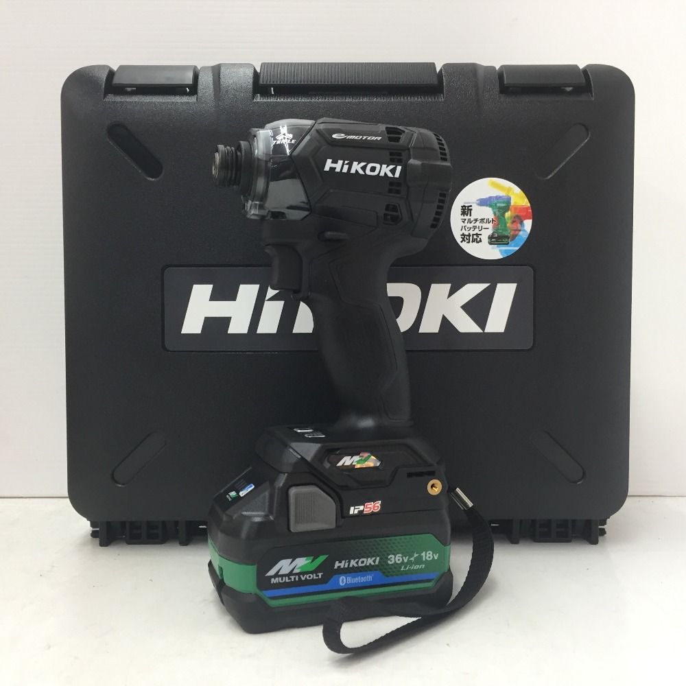 HiKOKI マルチボルト36V コードレスインパクトドライバ 黒 ケース