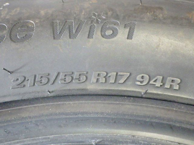 SP577 F◆送料無料●2025年製造 約7.5部山●KUMHO WinterCRAFT ice wi61●215|55R17●4本 TRITUETUBI_COM