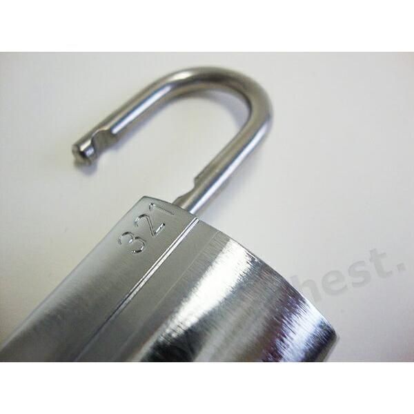南京錠 PL321N-20 PADLOCK クロームメッキ ABLOY アブロイ 施設 現場 セキュリティ 防犯 カギ 鍵