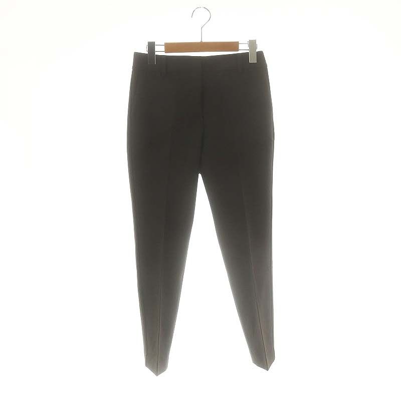 PLST ブラッシュドバックスティックパンツ XS DARK BROWN（39