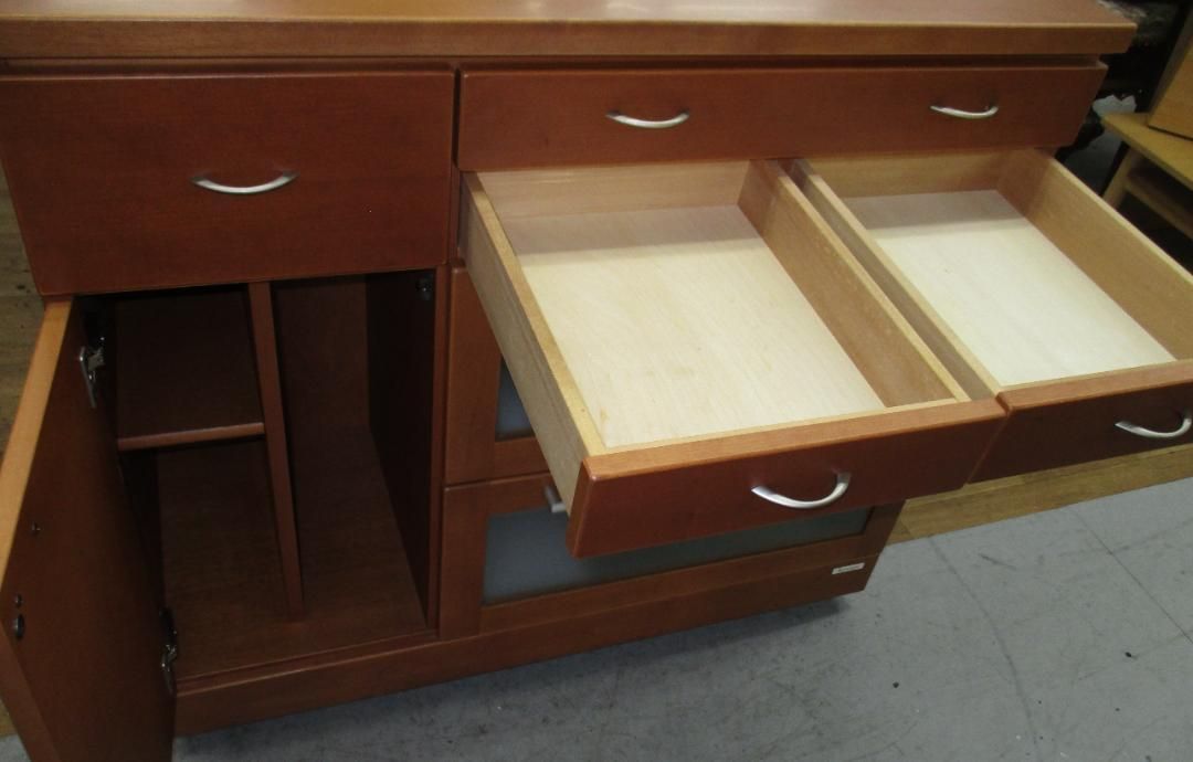 R386 キッチンカウンター、キッチンキャビネット、幅105cm Used