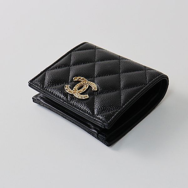 CHANEL】シャネル ココマーク スモールウォレット AP3055 二
