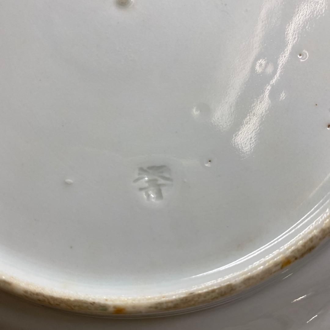 中国美術 十錦手中皿等2枚 直径14/21㎝ 東Y6-1218④