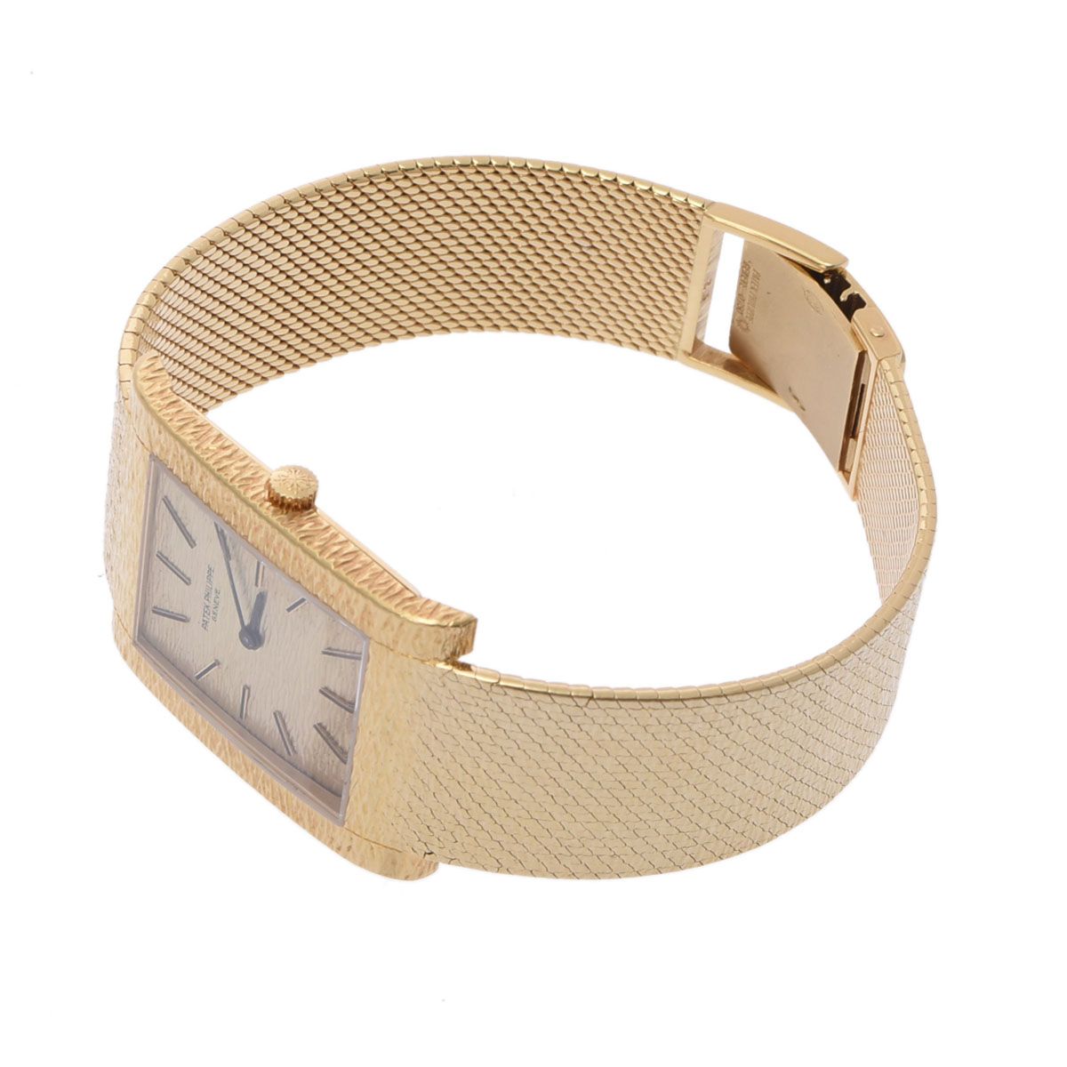 ELGIN手巻き パテックフィリップ スクエア ヴィンテージ 3553/1 メンズ YG 腕時計