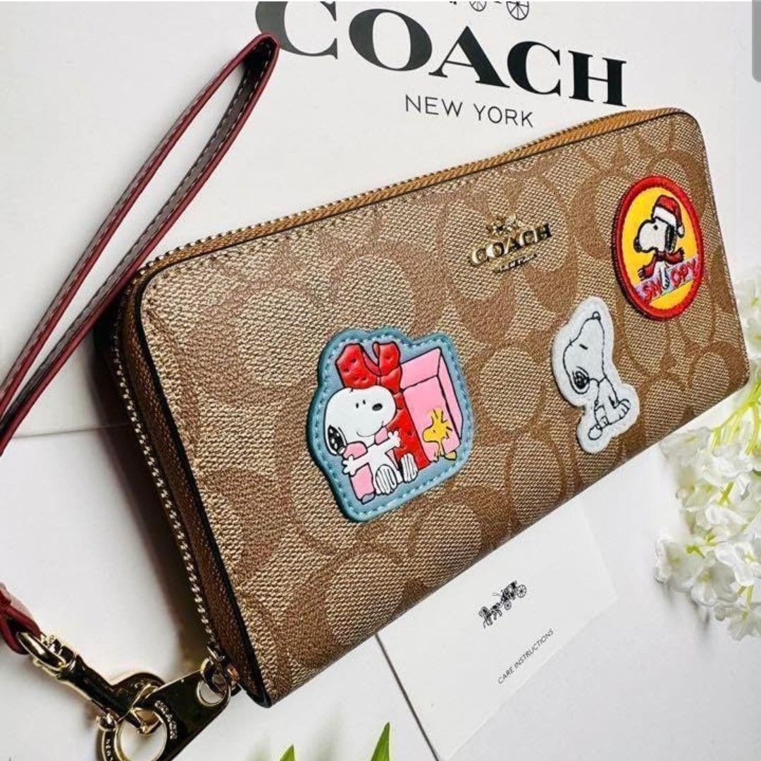 コーチ財布】No.G1049 COACH新商品 コラボ スヌーピー - R-Fun-Style