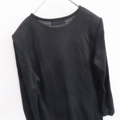 YVESSAINTLAURENT イヴサンローラン　ニット　ワンピース　黒　M イヴ・サンローラン YVES SAINT LAURENT YSL ヴィンテージ